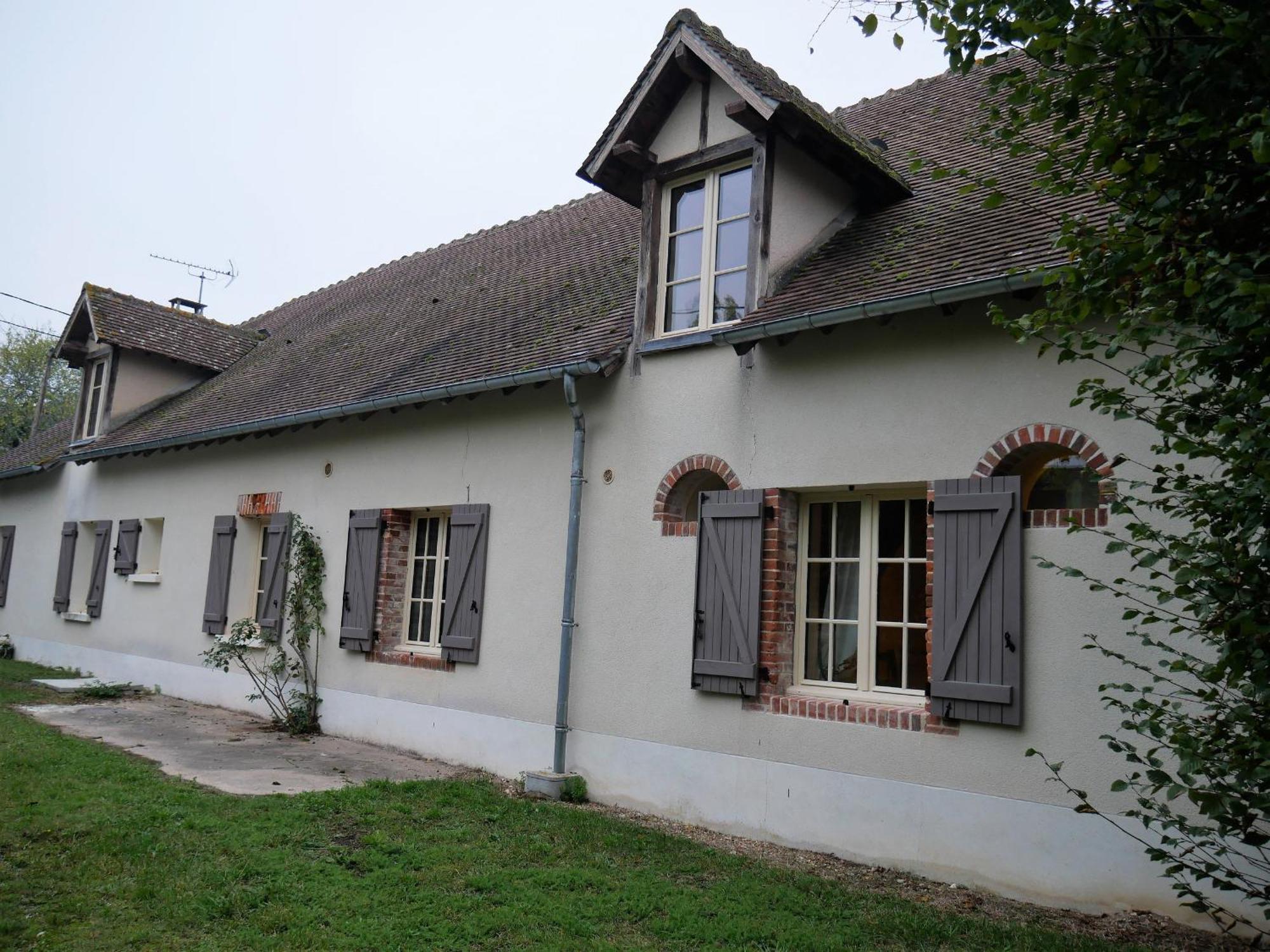 Ferme Renovee En Sologne Avec Cheminee, Fibre Et Jardin, Proche De Gien Et Sancerre - Fr-1-590-81 Villa Coullons Exterior photo